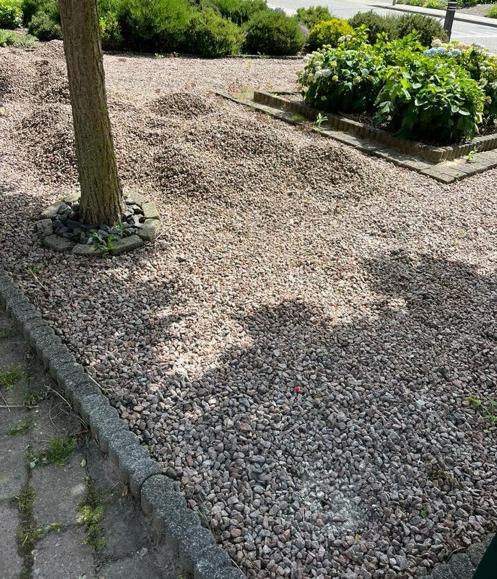 Kiezels, Tuin en Terras, Grind, Keien en Split, Ophalen, Zo goed als nieuw, Rood, Grind