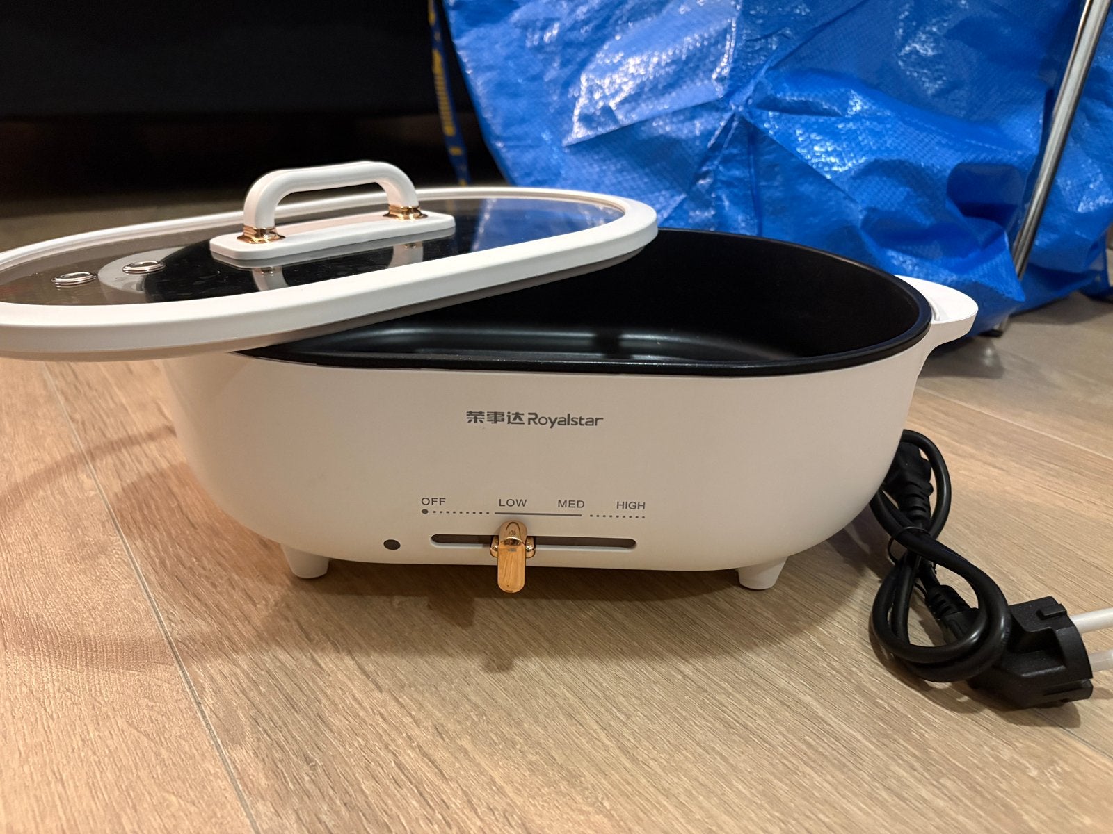 Nieuwe Royalstar elektrische hotpot / kookpan, Ophalen of Verzenden, Zo goed als nieuw