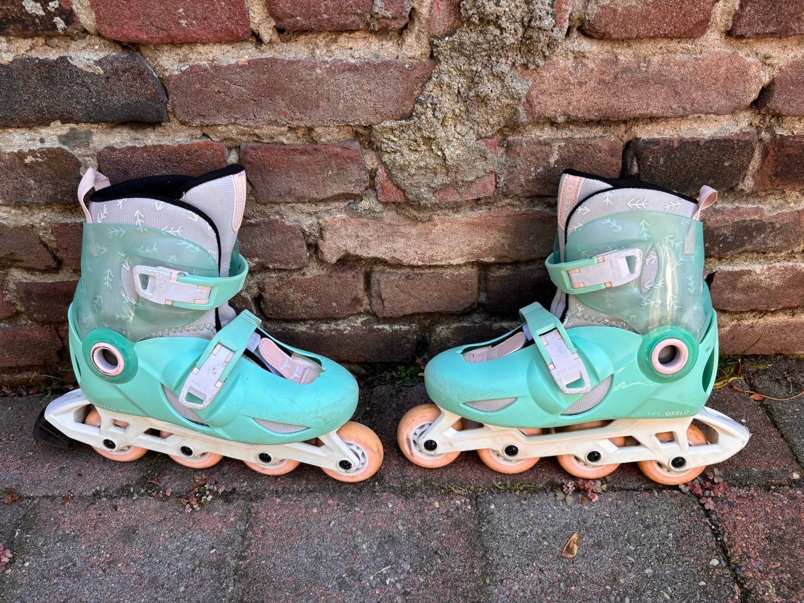 Oxelo skeelers play5 maat 32/34, Overige merken, Inline skates 5 wielen, Kinderen, Ophalen of Verzenden