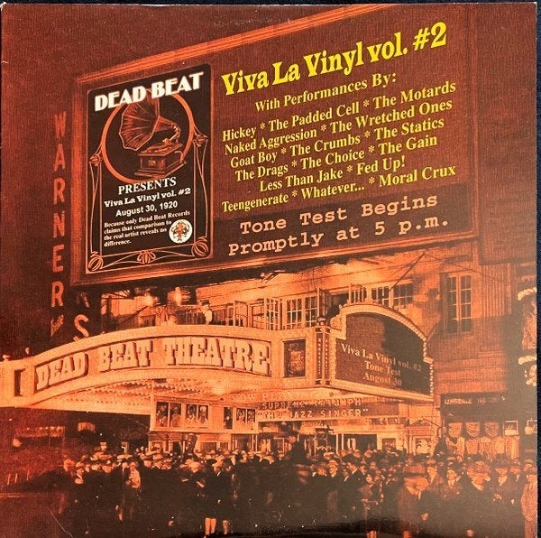 viva la vinyl vol.2 / v/a - garage/punk - dead beat records, Cd's en Dvd's, LP, Gebruikt, Verzenden, 12 inch