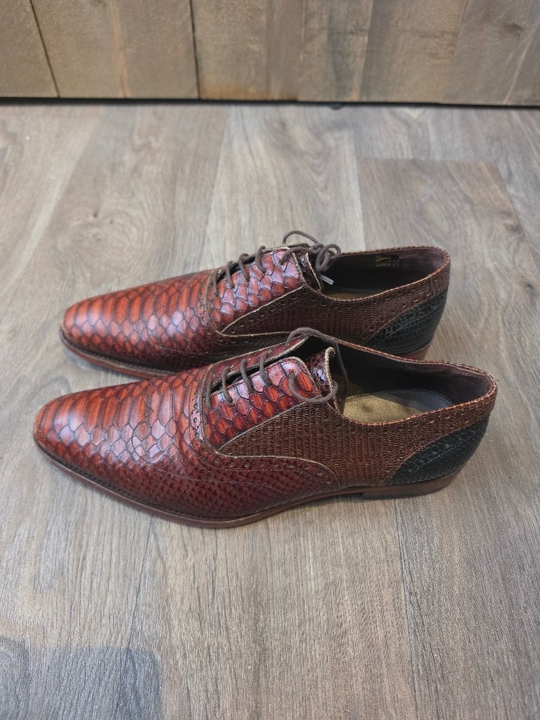 Floris van Bommel geklede schoenen (maat 8), Bruin, Floris van Bommel, Ophalen of Verzenden, Zo goed als nieuw
