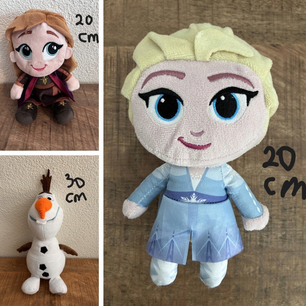 Disney knuffels Anna Elsa Olaf Frozen. Zie FOTO's., Disney, Disney, Overige typen, Ophalen of Verzenden