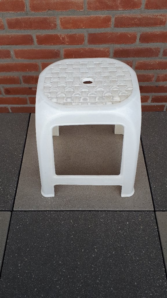 Hoog keuken krukje / opstap, Ophalen, Zo goed als nieuw, Kunststof