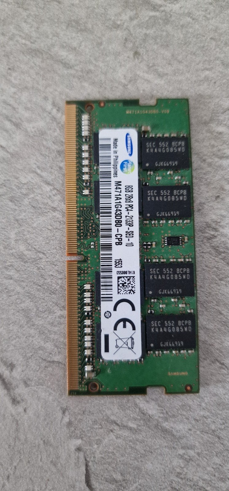 Samsung 8gb 2rx8 pcl4 2133p, Ophalen of Verzenden, DDR3, Desktop