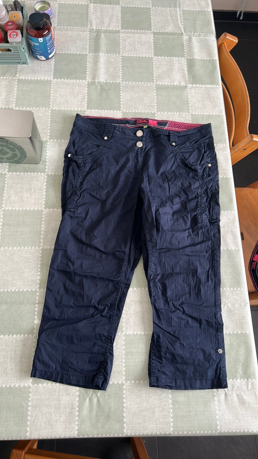 Cecil 31 x22 inch New York driekwart broek zomer, Ophalen of Verzenden, Zo goed als nieuw, Blauw, Driekwart