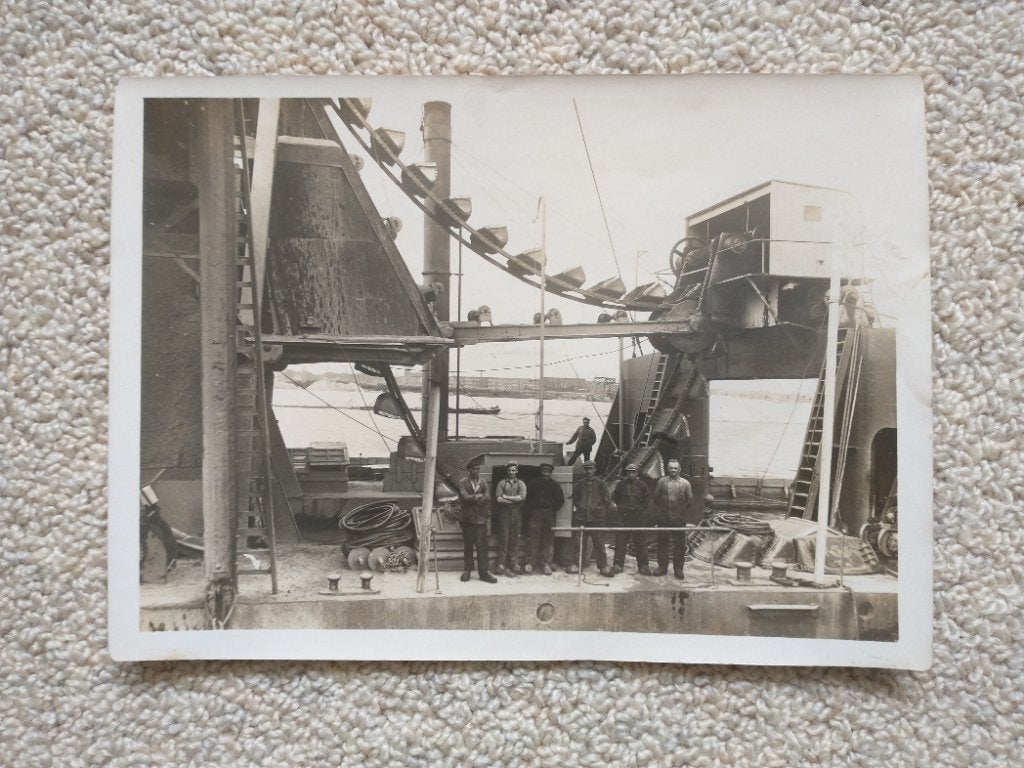 Sliedrecht bagger installatie. 1910-1920, Verzenden, Foto, Zo goed als nieuw, Voor 1940