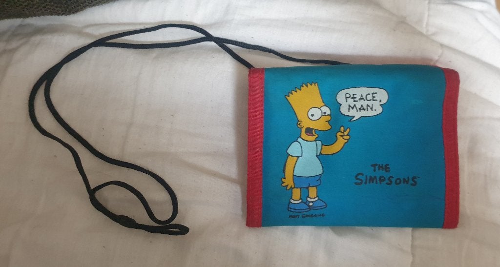 Portemonnee van The Simpsons en shag merk Drum. zie foto's., Ophalen of Verzenden, Zo goed als nieuw