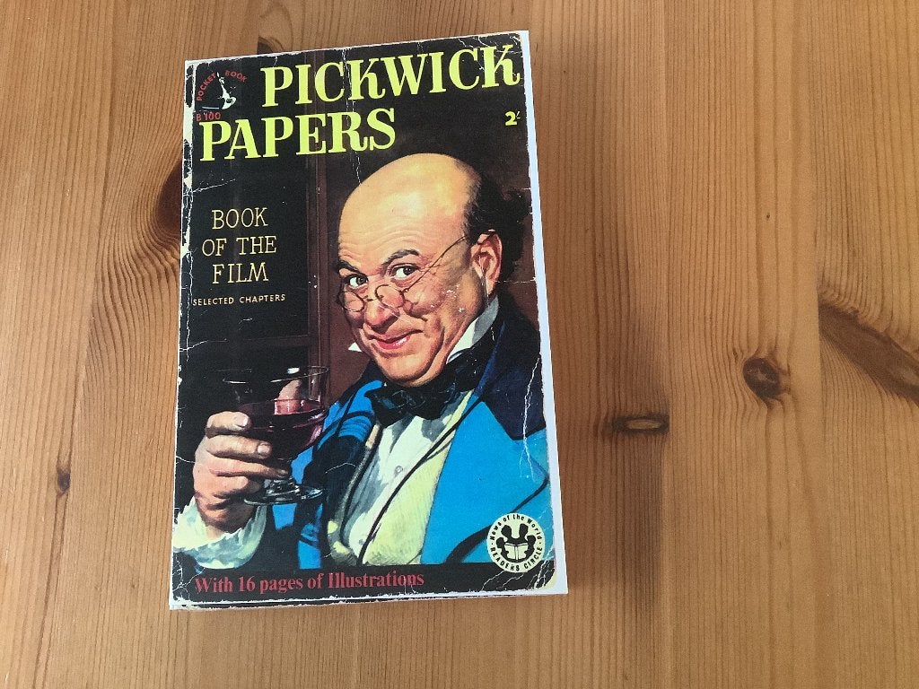 Charles Dickens, Pickwick Papers, Book of the film 1952, Antiek en Kunst, Verzenden, Charles Dickens