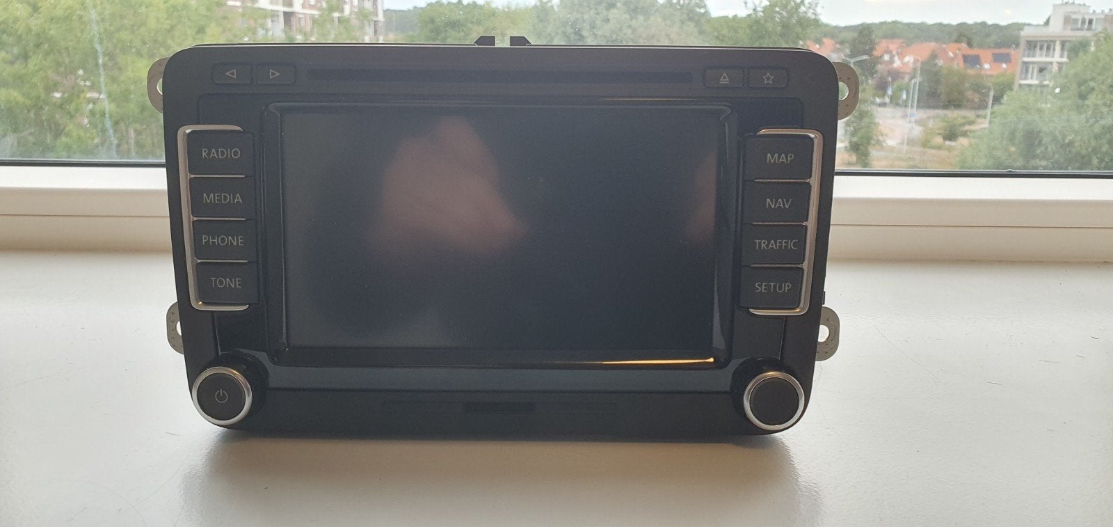 RNS 510 Navigatiesysteem/boordradio Volkswagen, Auto diversen, Autoradio's, Ophalen of Verzenden, Gebruikt