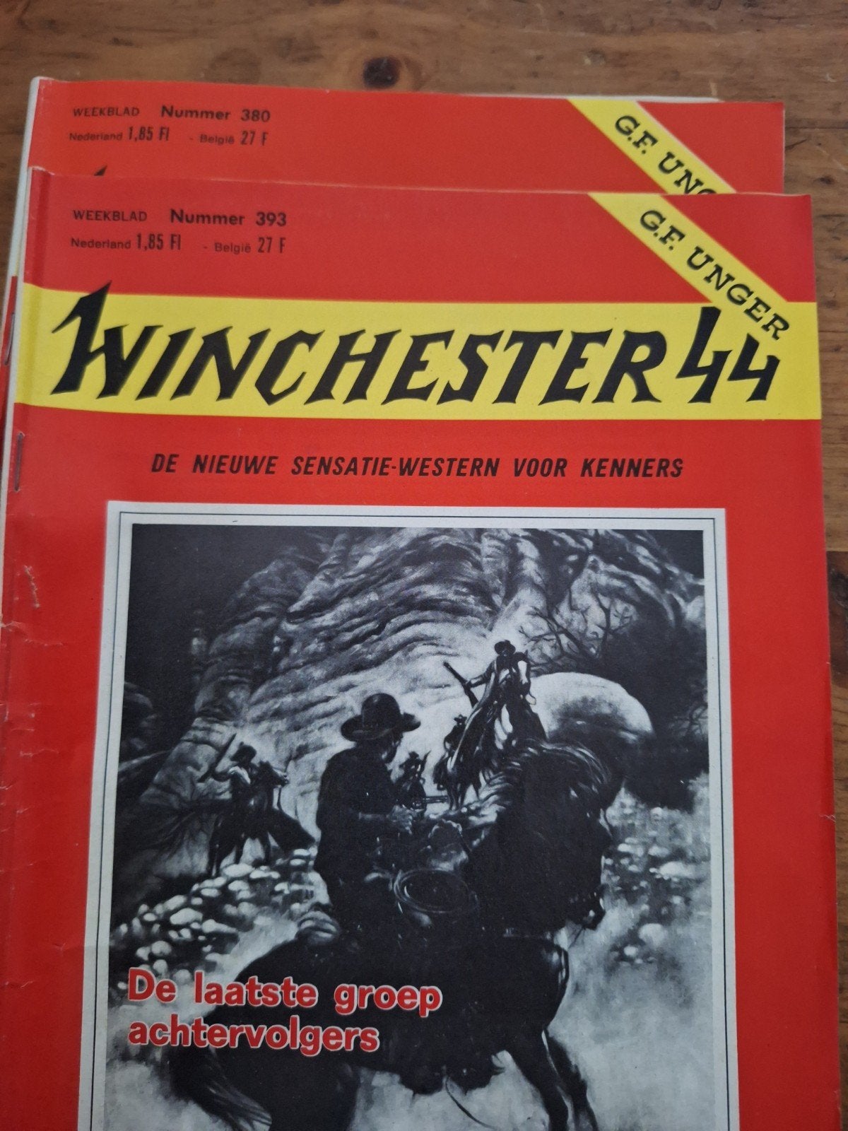 Winchester Western Boekjes - Nummers 380 & 393, Ophalen of Verzenden, Gelezen, G.F. Unger, Nederland