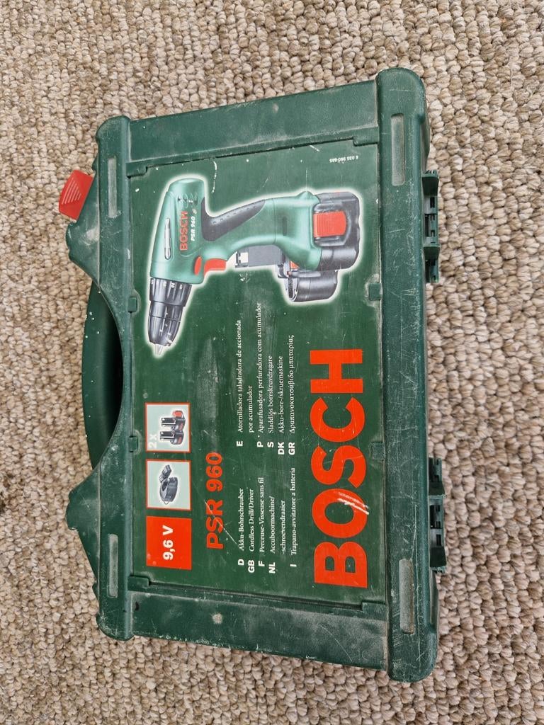 Te koop. Bosch schroefmachine 9,6 volt, Ophalen of Verzenden