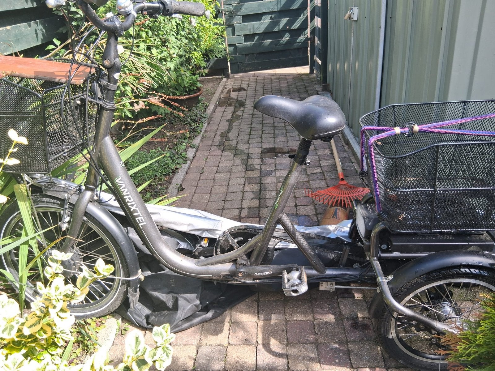 Van Rixtel driewieler fiets, Fietsen en Brommers, Fietsen | Tandems, Ophalen, Minder dan 10 versnellingen, Minder dan 49 cm, Opvouwbaar