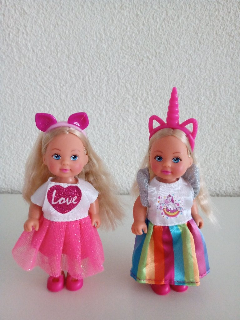 2 Prachtige EVI LOVE Poppetjes, Ophalen of Verzenden, Zo goed als nieuw, Overige typen
