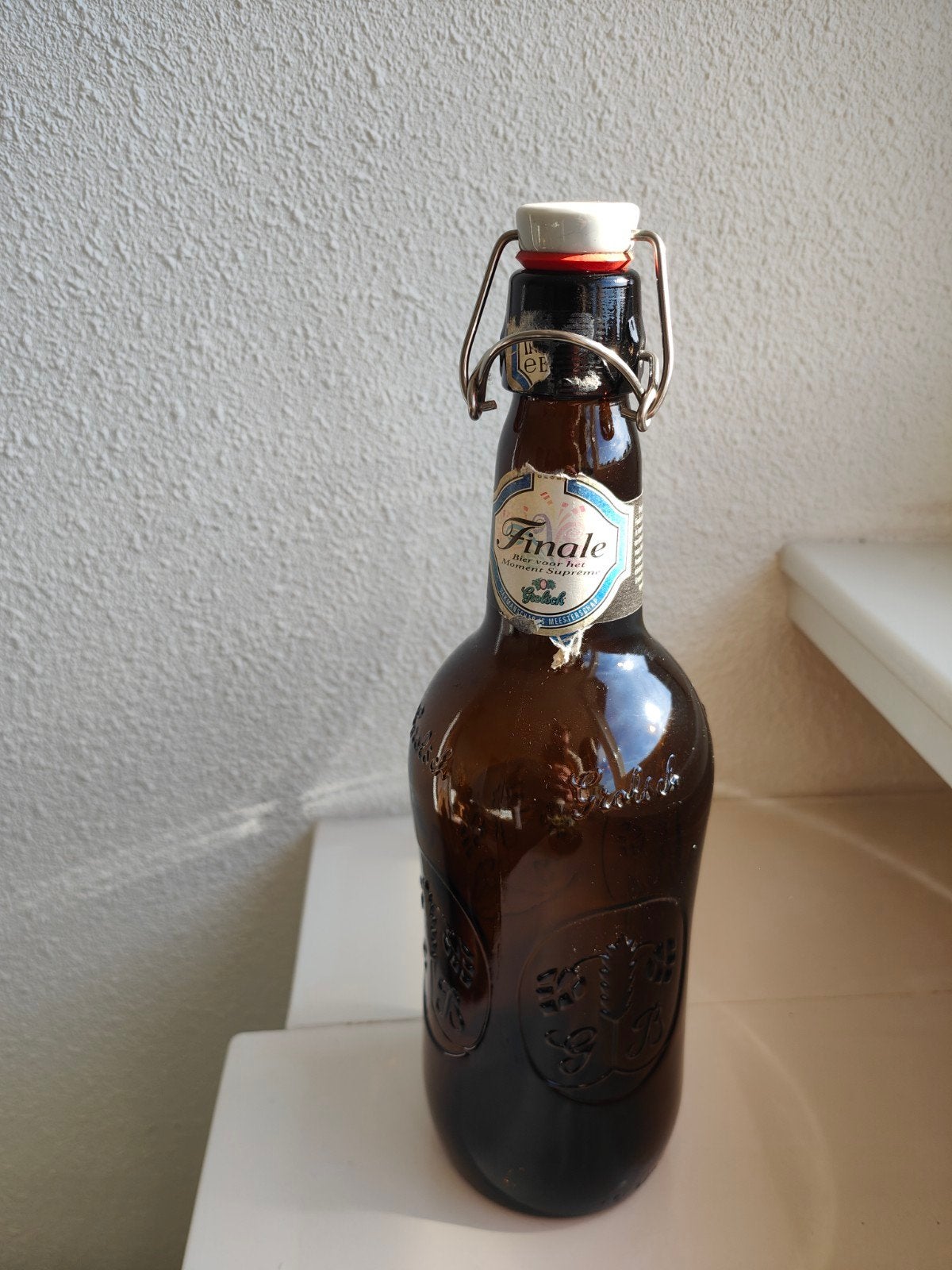Grolsch Beugelfles - Lege Bierfles met Beugel, Ophalen of Verzenden, Gebruikt, Overige gebieden, Overige typen
