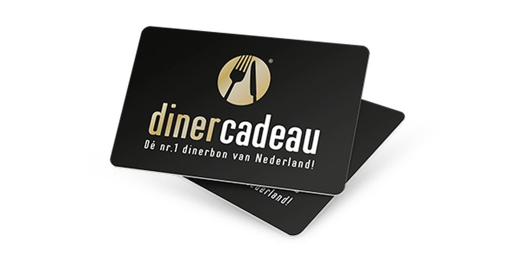 3x Diner cadeaukaarten te koop, Tickets en Kaartjes, Kortingen en Cadeaubonnen, Twee personen, Cadeaubon