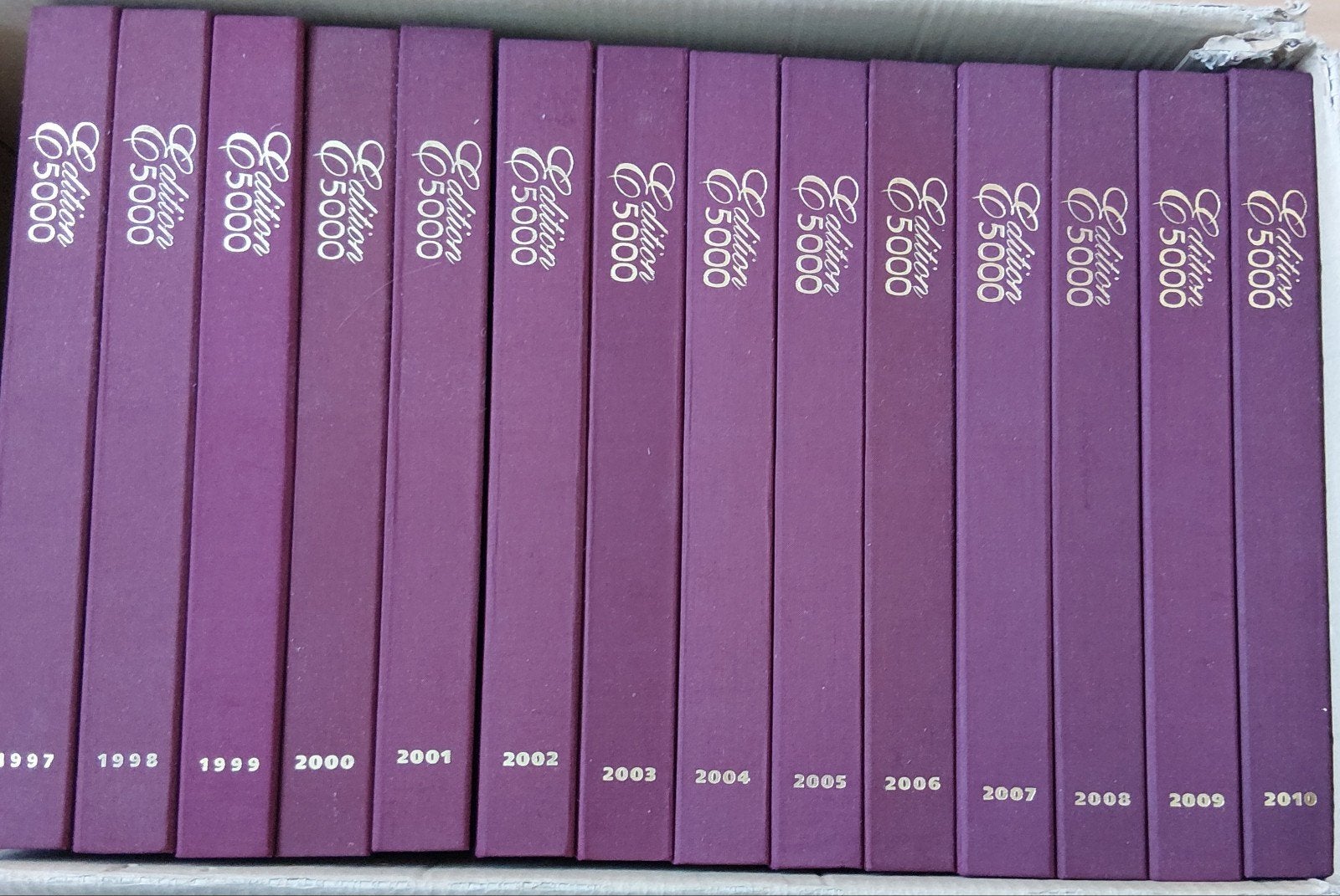Edition 5000 Jaren 1997-2010 compleet in luxe uitgave, Postzegels en Munten, Verzenden, BRD, Gestempeld