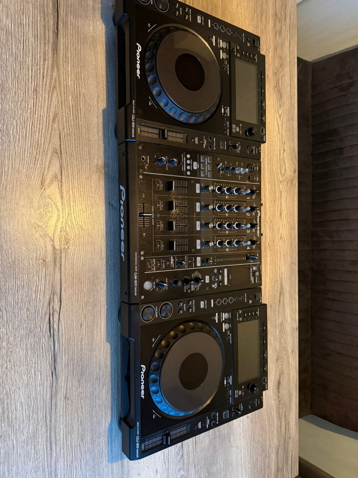 Pioneer DJ-set – 2× CDJ-900 nexus + DJM-900 nexus, Muziek en Instrumenten, Ophalen of Verzenden, Zo goed als nieuw, Dj-set, Pioneer