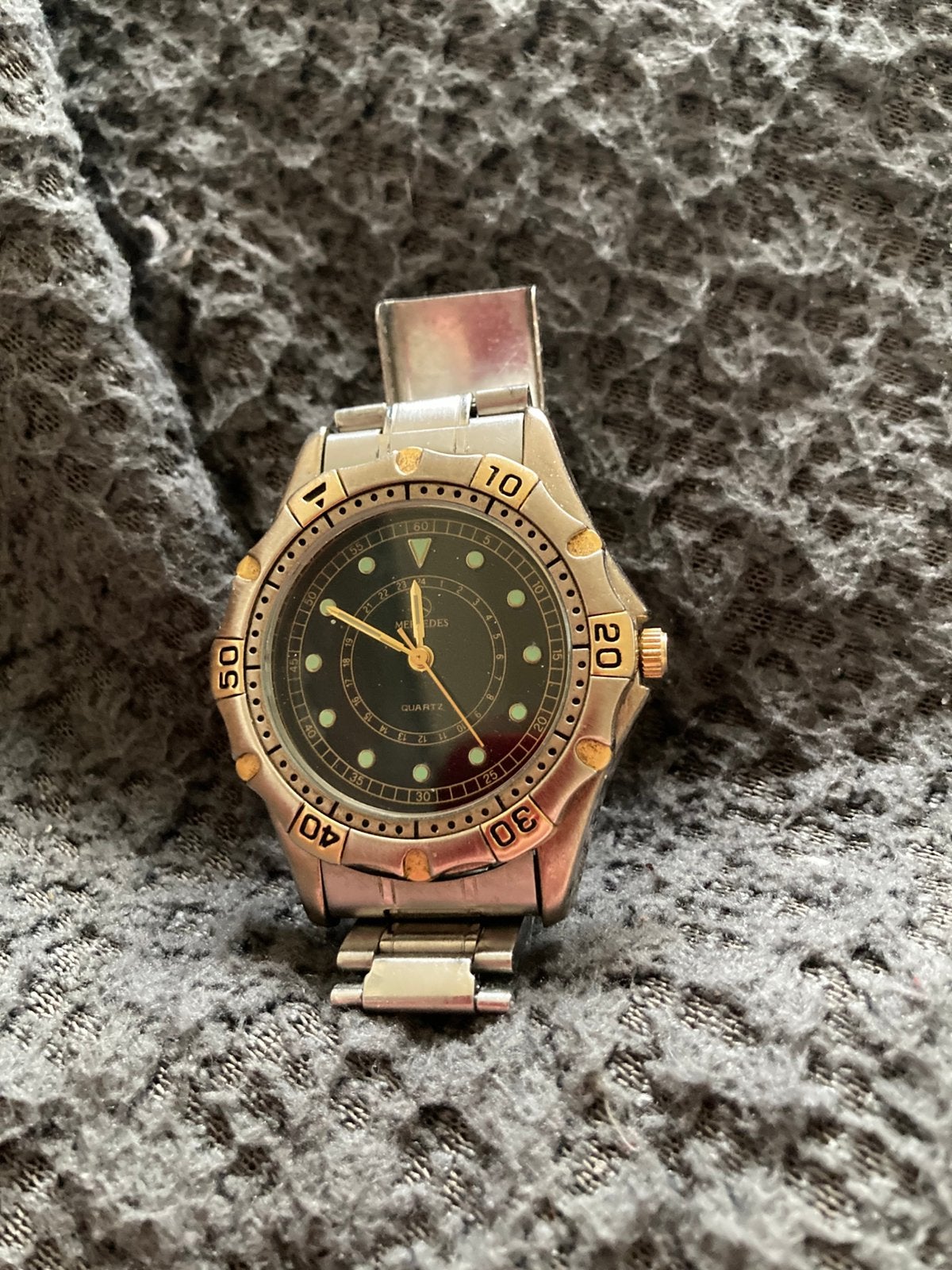 Herenhorloge Mercedes Benz, Overige merken, Staal, Staal, Polshorloge
