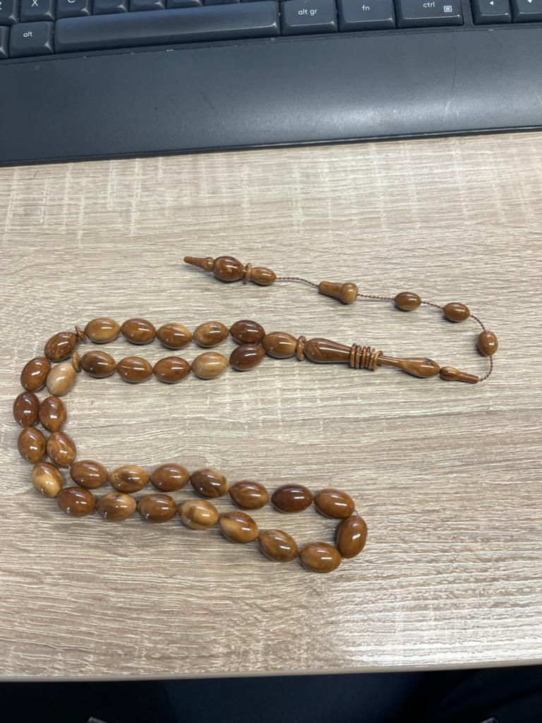 Kuka Master Huseyin Celik Tasbih 11x15,5mm Gebedskralen, Ophalen of Verzenden, Zo goed als nieuw