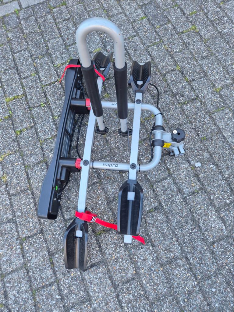 Hapro fietsen drager., Ophalen, Trekhaakdrager