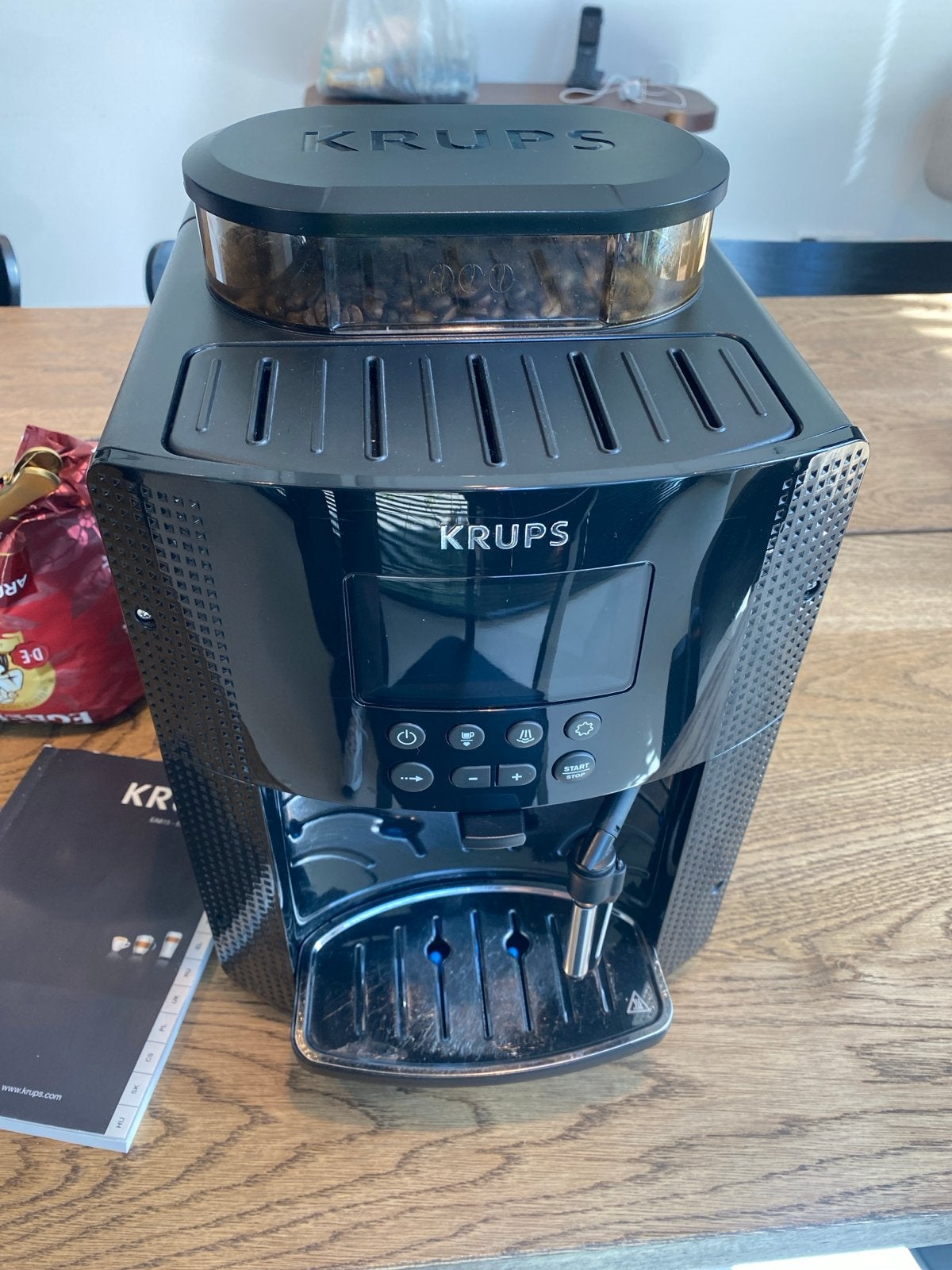 Krups Koffiemachine, Witgoed en Apparatuur, Koffiezetapparaten, Ophalen, Gebruikt, 10 kopjes of meer, Koffiemachine