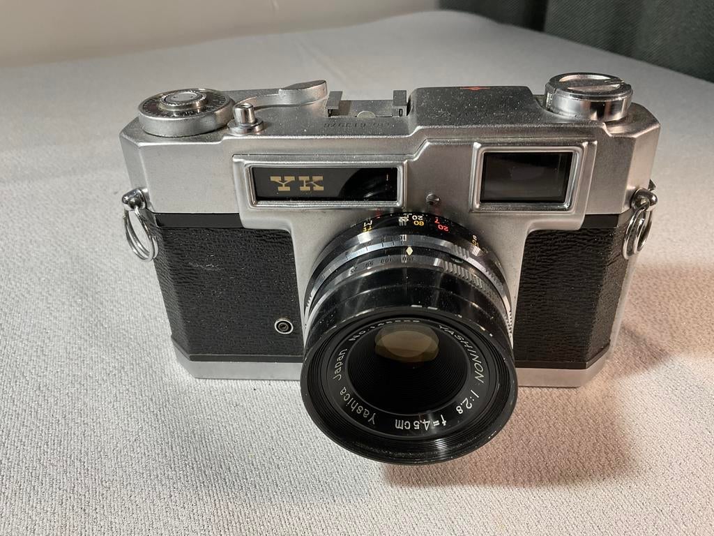 YASHICA  YK met HASHINON 2.8-4,5cm, Ophalen of Verzenden, Gebruikt, Spiegelreflex, Overige Merken