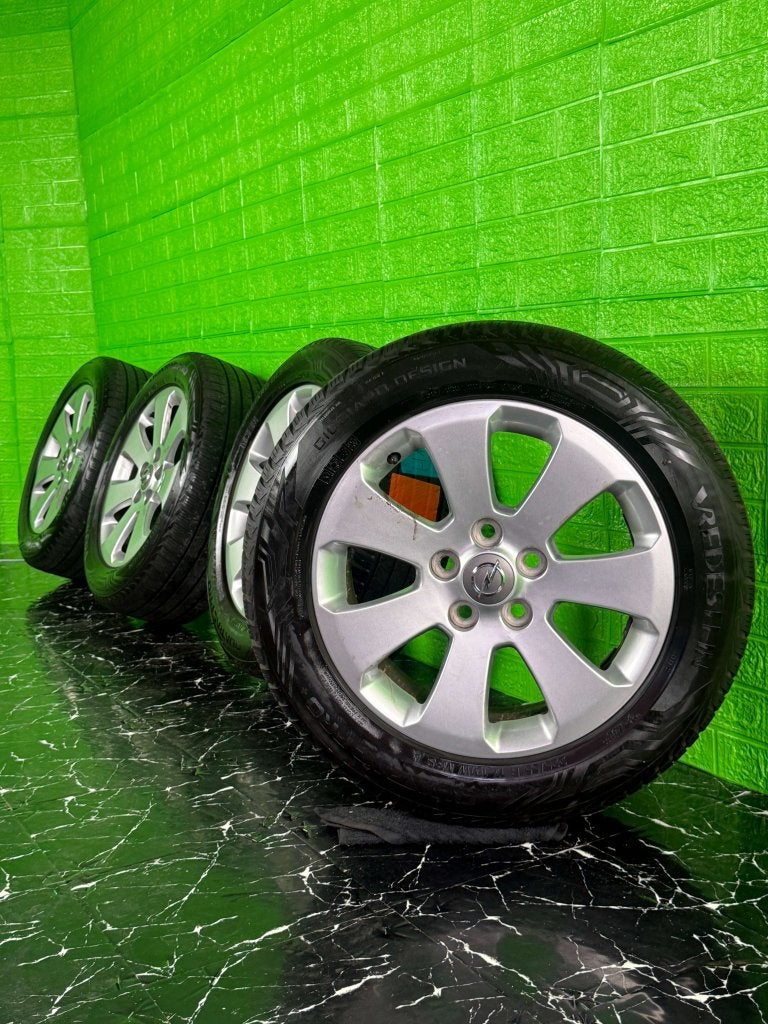 Originele Opel Insignia velgen 17" 5x120 All-season Vauxhall, Niet ingevuld, Gebruikt, 255 mm, Banden en Velgen