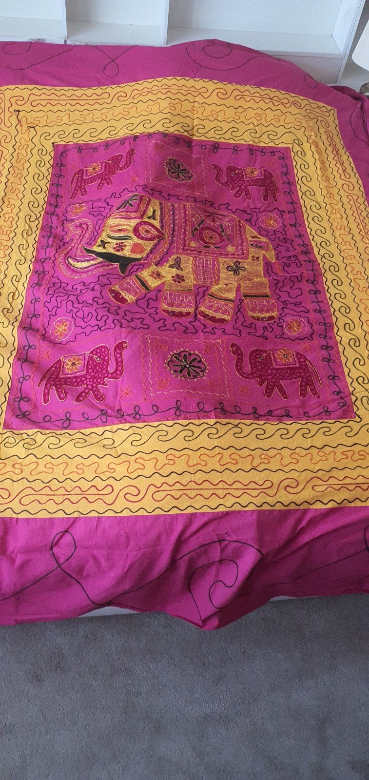 doek uit india, Antiek en Kunst, Ophalen of Verzenden