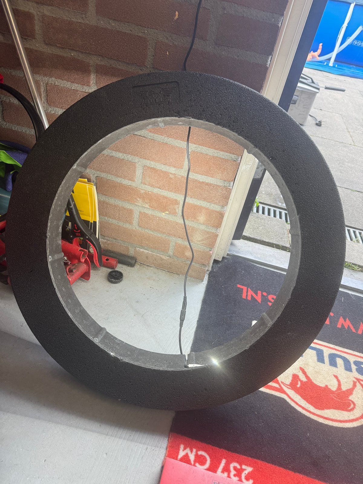 Dartbord surround inclusief led verlichting, Ophalen of Verzenden, Gebruikt, Dartbord