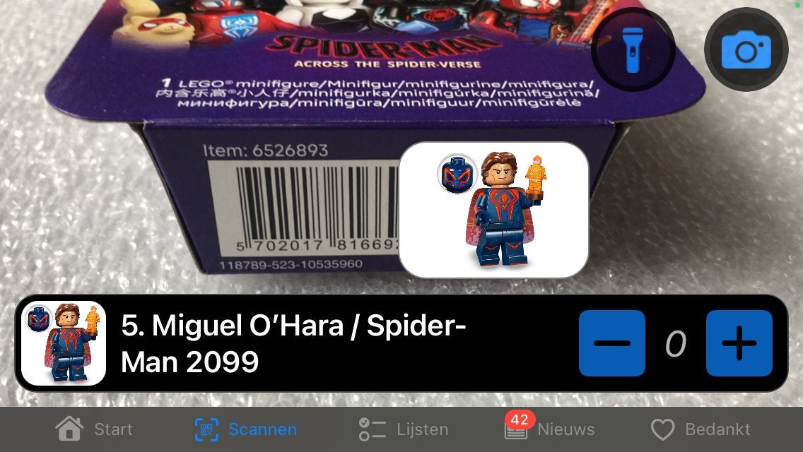 LEGO® Minifiguren 71050 - Miguel O'Hara / Spider-Man 2099, Lego, Nieuw, Ophalen of Verzenden, Minifiguren serie