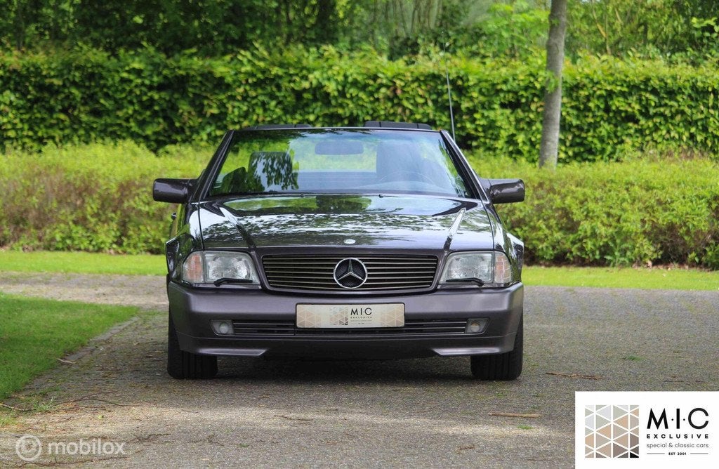 Mercedes SL 320 | 113.000 km! | Bornit metallic | Hardtop, Auto's, Mercedes-Benz, Automaat, Achterwielaandrijving, Gebruikt, Zwart