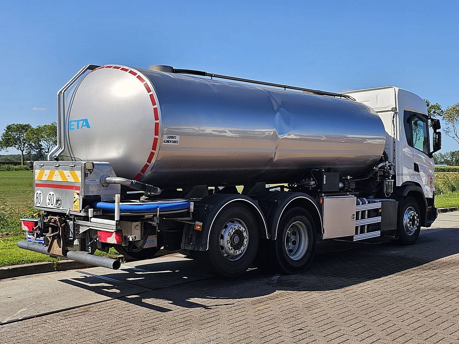 SCANIA G410 xt,milktank, Auto's, Automaat, Euro 6, Scania, Wit