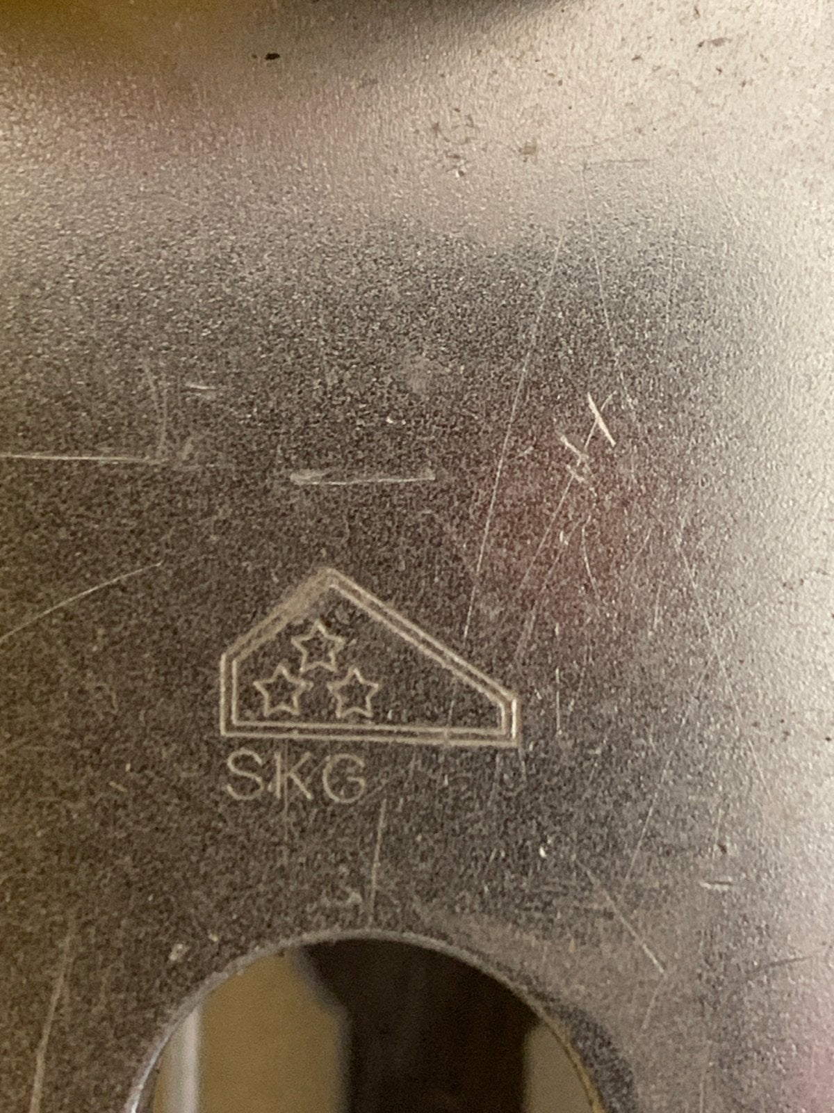 SKG*** Veiligheidsbeslag voordeur met sleutelgat, Ophalen, Gebruikt, Overige materialen, Klink of Kruk