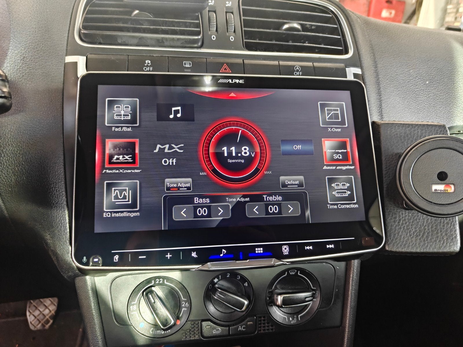 Alpine iLX-F905D autoradio, Auto diversen, Ophalen, Gebruikt