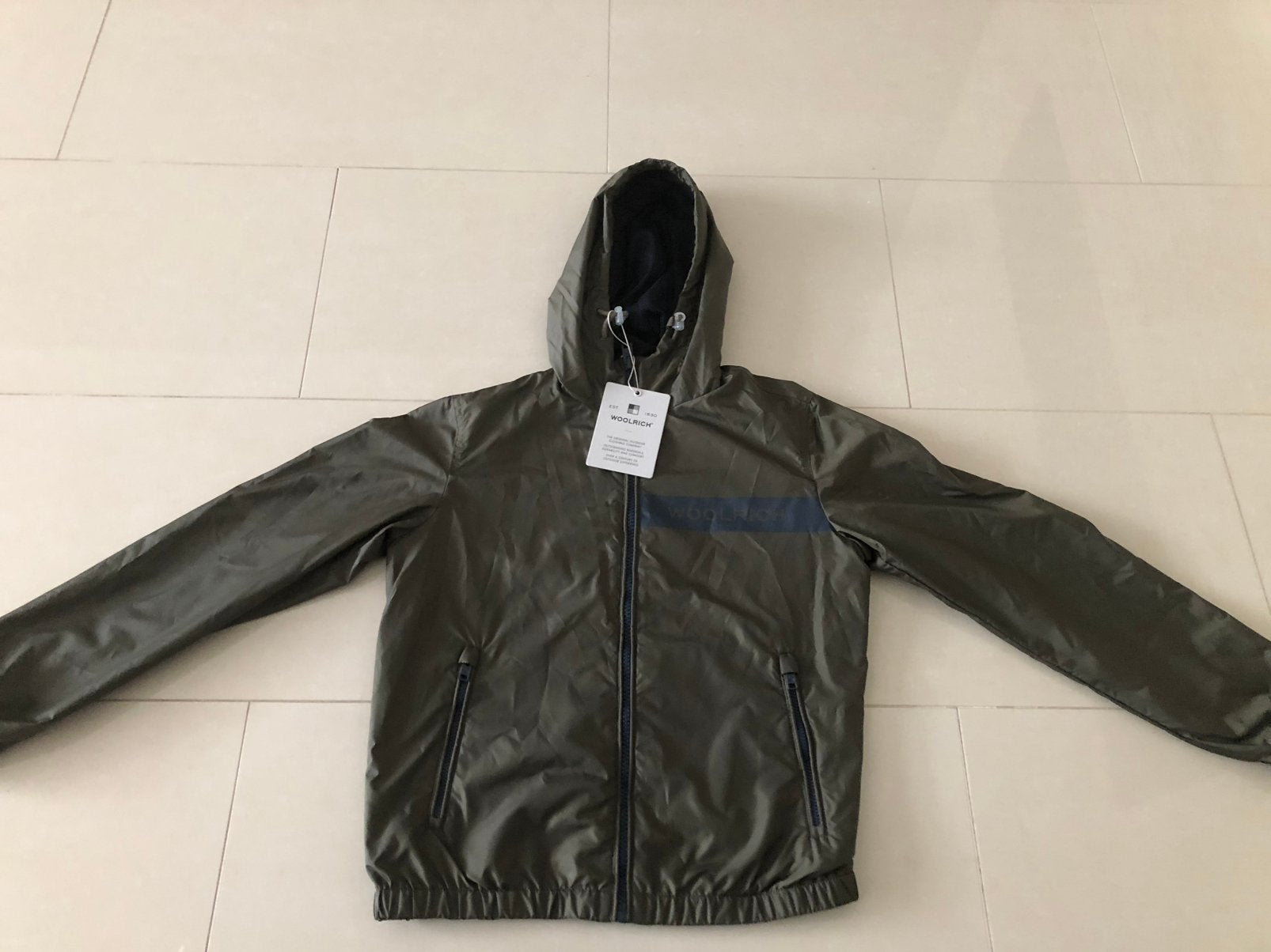 Origineel zomerjas Woolrich jongen maat 146, Kinderen en Baby's, Ophalen of Verzenden, Zo goed als nieuw, Jongen, Jas