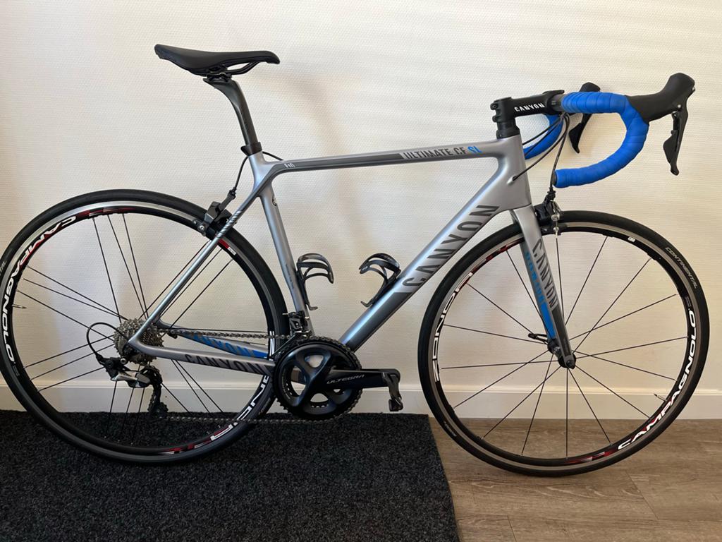 Canyon Ultimate CF SL Ultegra 11s, Campagnolo Zonda, Fietsen en Brommers, Fietsen | Racefietsen, 28 inch, Carbon, 10 tot 15 versnellingen