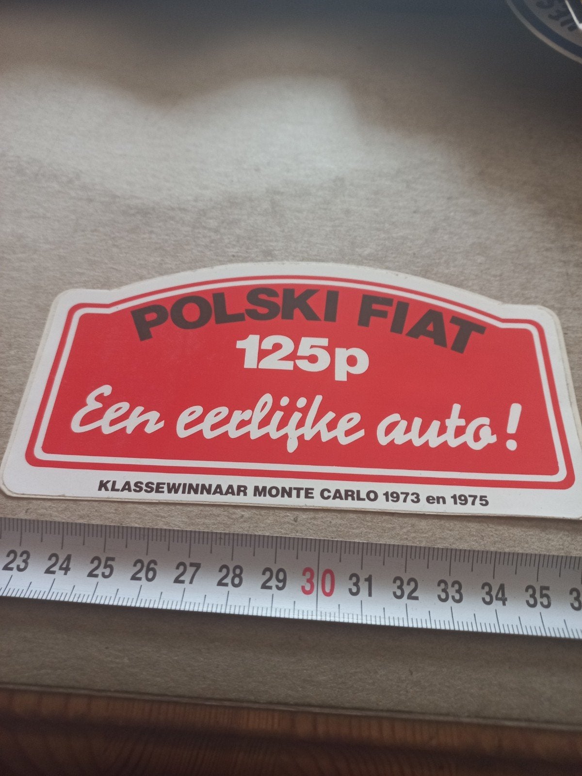Polski Fiat 125p een eerlijke auto winner monte carlo  73 75, Ophalen of Verzenden, Nieuw