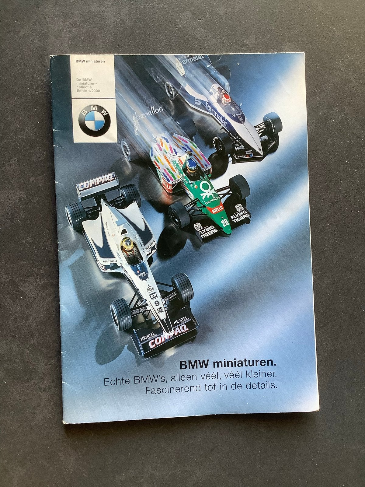 Folder met poster BMW Miniaturen  - Editie 1/2000, Ophalen of Verzenden, Gebruikt, Overige typen, Overige merken