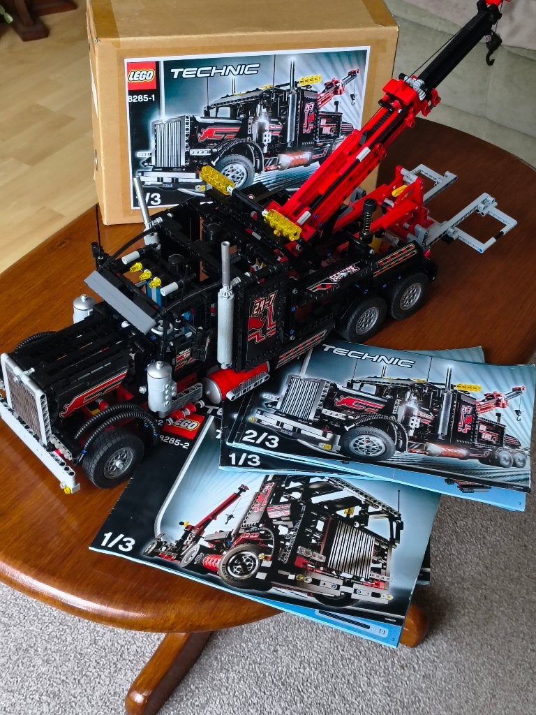 lego 8285 zwarte sleeptruck, Lego, Inclusief instructies, Ophalen of Verzenden, Zo goed als nieuw