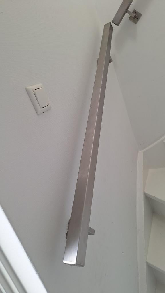 Rvs trapleuningen, Huis en Inrichting, Woonaccessoires | Kapstokken, Ophalen, Metaal, Wandkapstok, Minder dan 100 cm