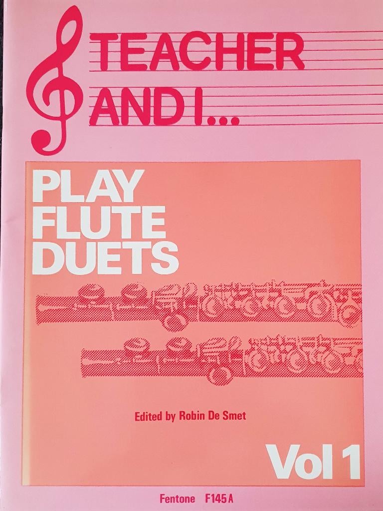 Bladmuziek / Teacher and I Vol. 1 Play Flute Duets, Les of Cursus, Ophalen of Verzenden, Populair, Nieuw