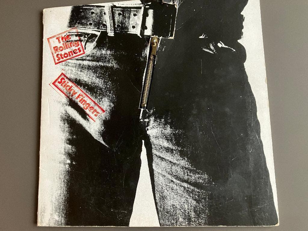 Rolling Stones LP Sticky Fingers, Cd's en Dvd's, Vinyl | Rock, Inclusief binnenhoes, Ophalen of Verzenden, 12 inch, Poprock