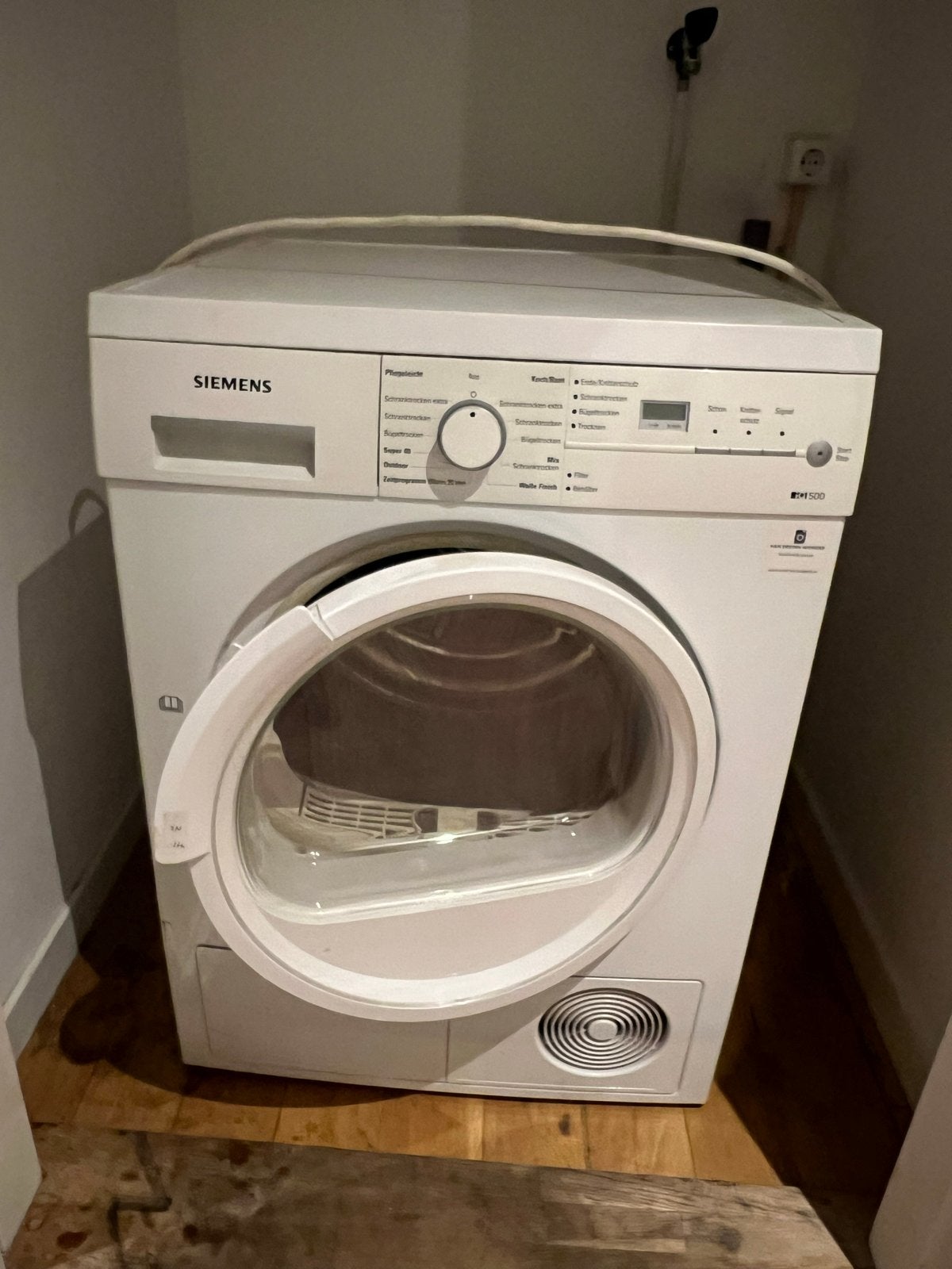 Siemens Wasdroger - Condensdroger, Ophalen, 6 tot 8 kg, Gebruikt, Voorlader