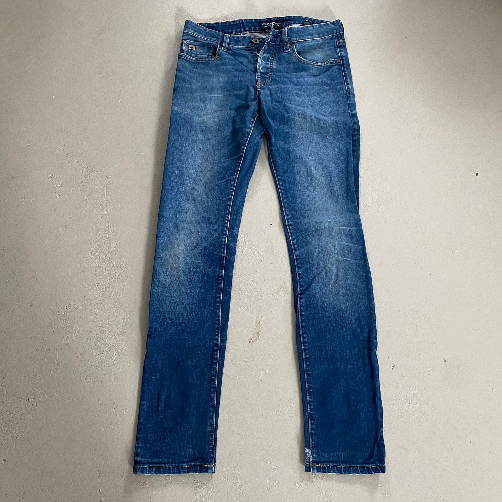 Mooie jeans van Scotch & Soda model Ralston maat 30/34, Verzenden, Zo goed als nieuw, Blauw, W32 (confectie 46) of kleiner