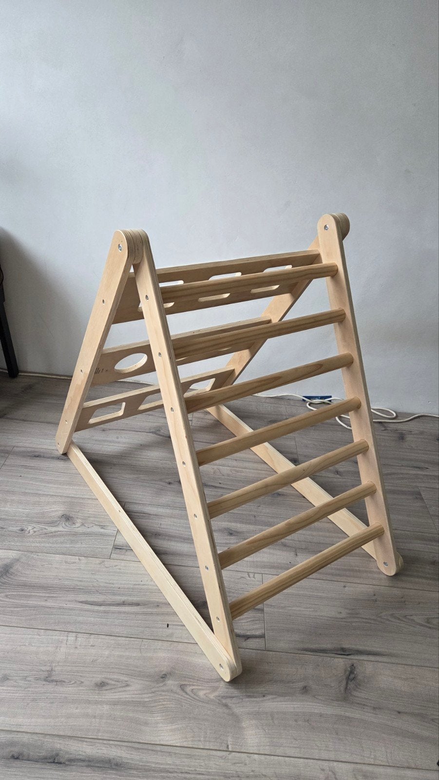 Houten Klimdriehoek Gebruikt, in goede staat, Kinderen en Baby's, Ophalen, Gebruikt, Klimwand