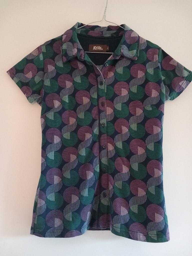 4 Funky flavours blouse maat M, Ophalen of Verzenden, Zo goed als nieuw, Maat 38/40 (M), Blauw