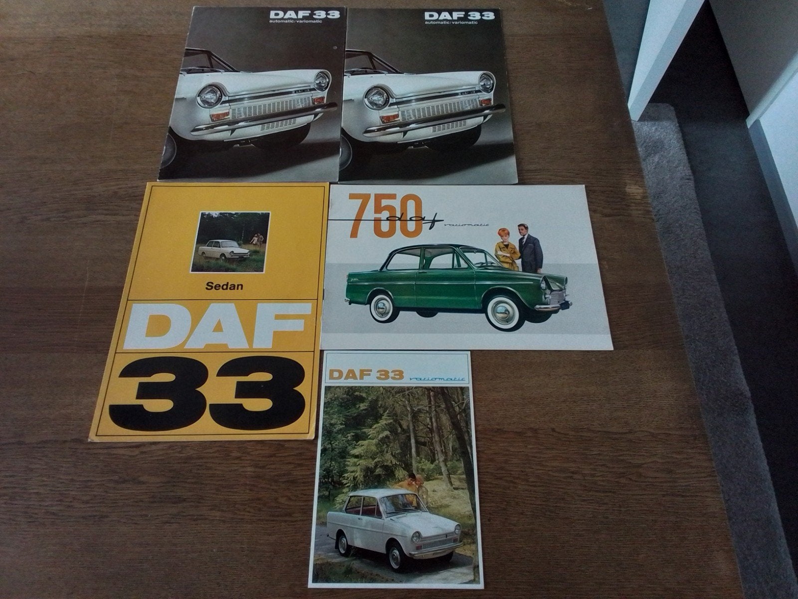 Folders DAF 33 en 750, Ophalen of Verzenden, Overige merken