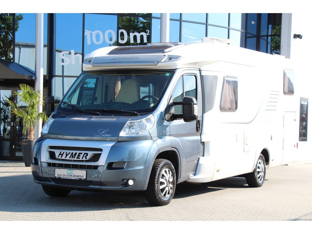 Hymer T674 BIANCOLINE - 150PK AUT - ENKELE BEDDEN - 2X AIRCO, Automaat, Hordeur, Ringverwarming, Fiat