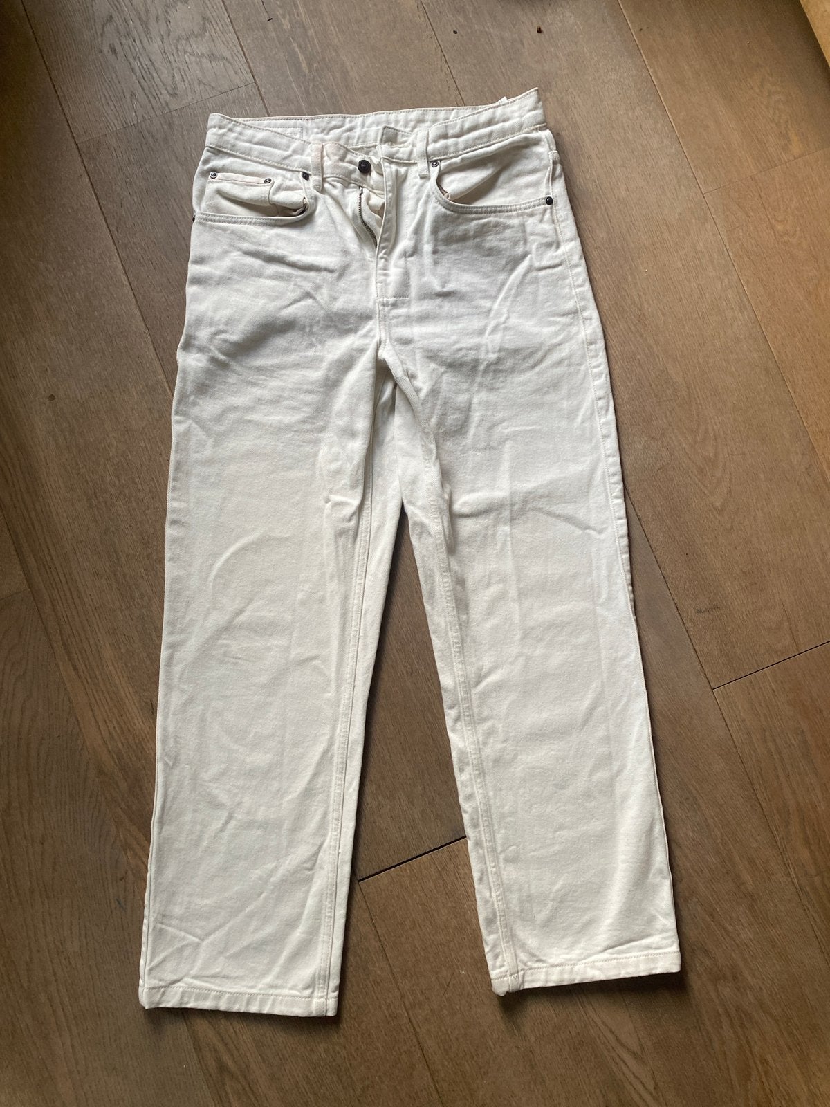 Zara Straight Fit Jeans man. Maat 40 - Zo goed als nieuw, Ophalen of Verzenden, Zo goed als nieuw, Wit, W36 - W38 (confectie 52/54)