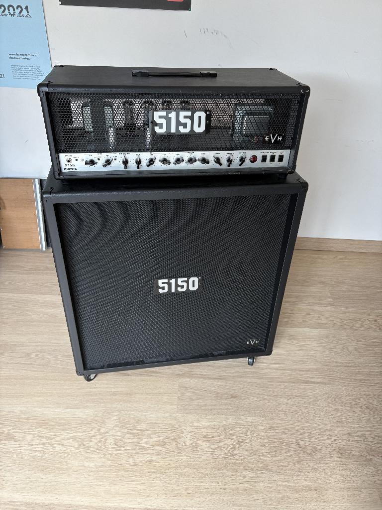 EVH 5150 iconic head + cabinet, Ophalen, Zo goed als nieuw, Gitaar, 50 tot 100 watt